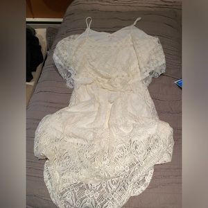 Francesca boutique ivory lace dress